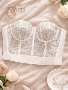Goddess White Lace Shapewear